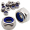 Ecrou Frein M6 : 50 Pièces Autobloquant Nylstop Indesserable avec Bague Nylon de Blocage Inox A2 pour Rondelles Vis et Boulon | Anti-Rouille Usage Extérieur - Intérieur | Recharge Zip PROTORX