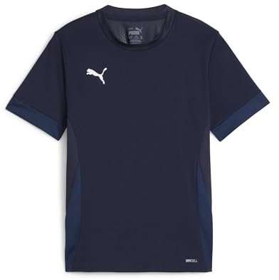 PUMA Unisex Teamgoal Matchday Jr Fußballtrikot, Puma Navy-puma White-Persian Blue, 116 EU