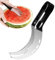 Affettatrice per Anguria, shallyong Coltello da Anguria in Acciaio Inox, Taglia Cocomero con Lama da Taglio a Forma di Gancio Taglierina Anguria per Melone, Frutto del Drago, Coltello Frutta Affettare