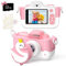 Kriogor Appareil Photo Enfant, 2 Pouces Caméra pour Enfants, HD 1080P Appareil Photo Numérique pour Enfants + 16 MP + 32GB SD Carte Jouet Enfant 3 à 12 Ans adeaux de Noël/Anniversaire(Goose)