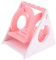 ＡＷＨＡＯ Hamster Juguete Columpio de Madera Colorida Pequeña Chinchilla Ardilla de Fuente, Rosado
