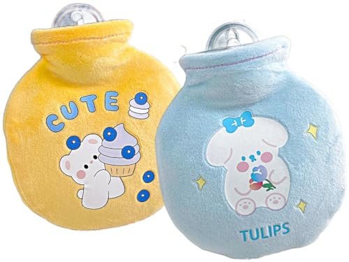 ZephyrHome Bouillotte Peluche Chauffante avec Housse - Soulage les Douleurs d'Arthrite et de Dos - Thérapie Chaude pour Règles Douloureuses - En Peluche Douce - Pour Enfants et Adultes
