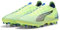 PUMA Unisex Ultra 5 Match MG Soccer Shoe, Fizzy Apple White-Bluemazing, 41 EU