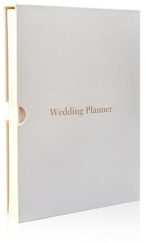 Comprehensive Wedding Planner & Organizer | Rose Gold | Hard Cover With Tabbed Sections & Pockets | Undated Bridal Organizer | Engagement Gift Book For The Bride To Be (Aesthetic)
