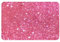 UNIOND Fußmatte mit glitzerndem rosa Glitzer-Druck, saugfähig, rutschfest, 61 x 40,6 cm, Flanell, waschbar, Eingangsteppich für drinnen und draußen