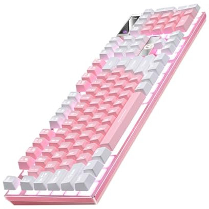 HEMOTON Tastiera Gaming Cablata Full Rgb Retroilluminata e Resistente All Per Gamer e Computer Design