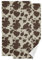 YOCIBIUT Handtücher mit Western-Kuh-Aufdruck, saugfähige Mikrofaser, rustikales Bauernhoftier-Design, 35,6 x 71,1 cm, dekorative Badetücher für Bad, Gäste, Gesicht, Haare, Dusche