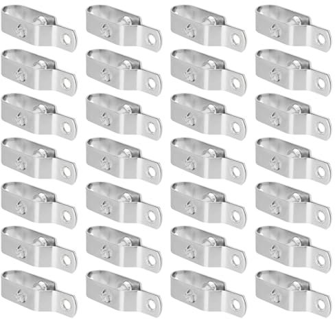 SYUTBOU 26 tensores de alambre galvanizado, 90 mm, tensor de cuerda de alambre para vallas de alambre, tensor de cuerda para valla de pasto, malla de alambre