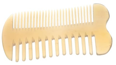 Baluue 2stücke Multifunktionaler Ox Hornkamm Doppelseitiger Massagekamm Für Langlebiges Haarkamm-zubehör Für Täglichen Gebrauch Leicht Und Tragbar Stimuliert Die Kopfhaut