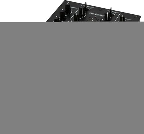 OMNITRONIC PM-202FX 2-Kanal-DJ-Mixer mit Filter, FX und Bluetooth - DJ-Mixer mit Bluetooth-Konnektivität, bipolarem Filter und 6 Soundeffekten