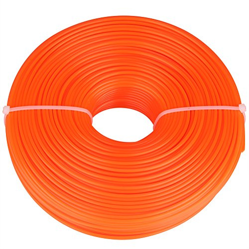flexman 2,4 mm String Trimmer Line, Nylon Unkraut Wacker Schnur, Unkraut Esser Schnur, Grasschneiderlinie, Kabeldraht Rundes Benzin Gras Trimmer für Grasschneider (120 Meter)