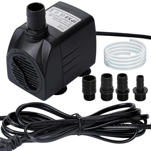 alizzy 400 GPH Fountain Pump, Durable Submersible Water Pump