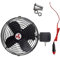 KMGDM - Ventola di raffreddamento in metallo resistente a basso rumore da 6 pollici, 12 V, 24 V, funzionamento silenzioso per camion, barche, sistemi di ventilazione del veicolo