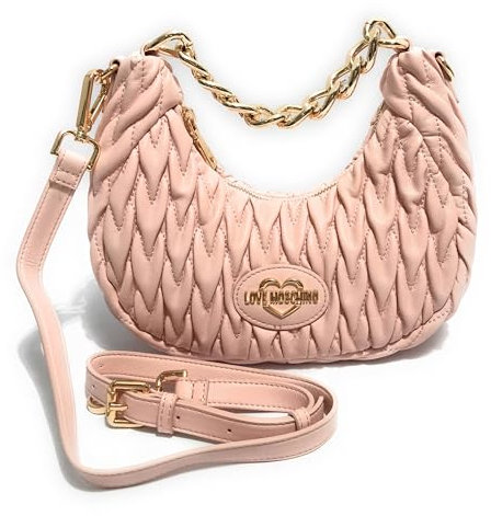 Moschino Sac femme Love, Rose poudré, HOBO 24 X 19 X 9 JC4014