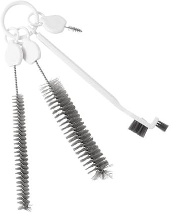 4Pieces Baby Bottle Cleaning Brushes Set Bendable Thick Wire Cleaner With Long Handle For Narrow Neck Cup Kitchen Sink Straw Cleaner Brushes