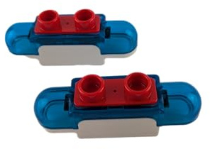 Lego® DUPLO® Polizeisirene & Feuerwehrsirene – 2 Stück | Soundmodul mit Licht & Ton, kompatibel mit DUPLO Einsatzfahrzeugen