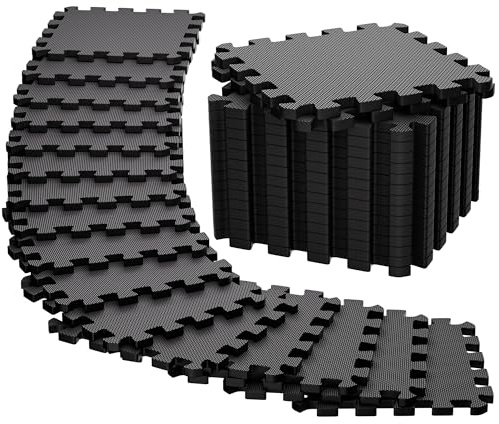 Ultrasport Bodenschutzmatte Trainingsmatte - 18 oder 54 Stücke - Extra Dicke Bodenmatte mit 20% mehr Schutz rutschfeste Schutzmatten Fitness, Fitnessmatte, Puzzlematte Boden, Gym Matte Sport
