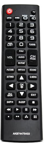 Nueva akb74475433 Mando a Distancia de Repuesto para televisor LG 32LF5600 42LF5600 32lb520b 49lx341 C 49lx540s 42LX330 C 42lx530s 43LX310 C 49uf6700-uc 55lx540s 60LX341 C 60lx540s 55lb6000 60LX341 C
