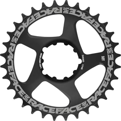 Race Face RNWDM32BLKSM3BOLT Unisex Adult Chainring, Black