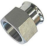 Raccordo pressare femmina INOX AISI 316 press fitting 3/4 x 28 profilo press M