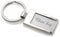 Personalised Polished Chrome With Matt Engraving Panel Keyrings for Men and Women | Car Key Accessories | Unique Keychains, Tags & Gifts | Ideal for Keys, Bags & Crafts | Matching Sets for Couples