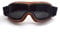 evomosa Sportbrille aus Leder im Vintage-Pilotenstil, für Motorrad, Cruiser, Scooter, ATV, Off-Road-Brille