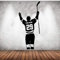Wandaufkleber Personalisierte Hockey Wandtattoo Benutzerdefinierter Name & amp; Zahlen Spieler Eishockey Ziel Vinyl Aufkleber Aufkleber Kinder Schlafzimmer Dekor Sport 57X126 cm