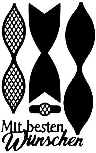 Ideen mit Herz Stanzschablonen | 3-D Schleife | 5 Stück