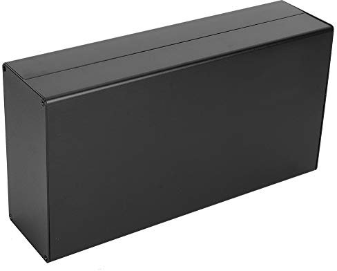 Aluminium Project Box Elektronik Projekt Gehäuse Split Body Case, PCB Junction Box Elektrisches Zubehör Wärmeableitung für GPRS, 80 x 160 x 300mm