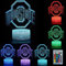 AOTOVOBOBO Ohio State University Team Logo Fußballkappe Helm Sport Fan 7 Farbwechsel Dekor Lampe Schreibtisch Tisch 3D Illusion Nachtlicht (Ohio State)