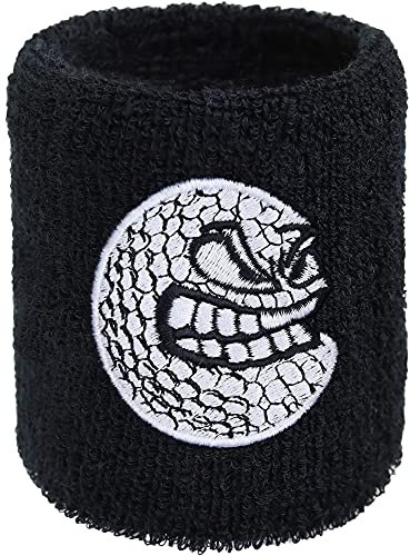 Golf Schweissband Golfball Stickerei Bestickt & Absorbierendes Frottee Designer Schweißband | Wristband Golfarmband Fitness Schweiß-Armband Geschenk für Golfspieler