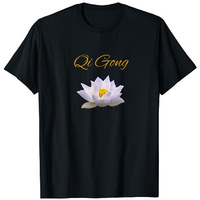 Longevity Qi Gong - Weißer Lotus T-Shirt