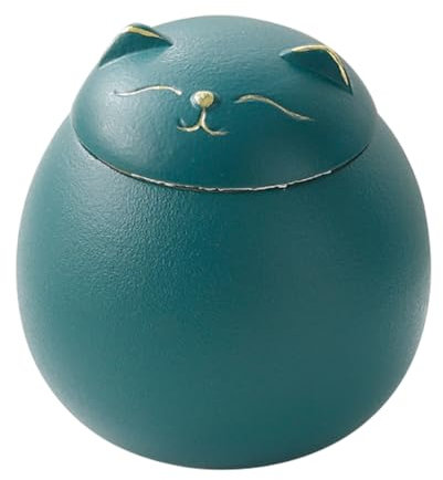 DOITOOL Frischhaltedose Teedose Porzellan Vorratsdose Gewürzedose Katze Form Kaffeedose Porzellan Spardose Münze Spartopf Zuckerdose Teekanister mit Deckel Aufbewahrungsdose Gewürzdose