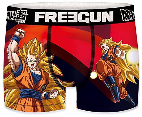 FREEGUN Boxer Homme Dragon Ball Super (S, Goku Super Saiyan 3)