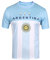 2022 Katar Fußball Weltmeisterschaft T-Shirt Kurzarm Rundhals Fanshirt Trainingsshirt Stretch Casual Atmungsaktiv Sport Shirt Bedrucken Fussballtrikot Argentinien M
