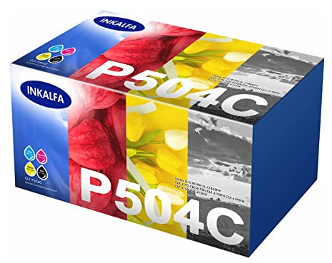 4-Pack CLT-P504C CLT-504S für Samsung C1810W Toner P504C Multipack Xpress C1860FW SL-C1810W SL-C1860FW C1810 C1860 CLX-4195FW CLX-4195FN CLX-4195N CLP-415NW CLT-K504S CLT-C504S CLT-M504S CLT-Y504S