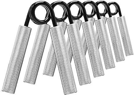 FITTG 6-Teiliges 100LB - 350LBs Handgriff-VerstäRker-Fitness-Handgriff-Set, Karbonstahl, Rutschfester, StrapazierfäHiger Griffkraft-Trainer
