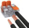Klemme, 3-Leiter, 4 mm², Verbindungsklemmen mit Hebel, 221-413 (50 Stück) Rollo elektrisch Rolladen