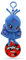 Miraculous Ladybugr – Kwami Lifesize Duusu, 12,7 cm Pfau-Plüsch-Spielzeug zum Anklippen, super weiches Sammlerstück, Stofftier mit Glitzerstichaugen und farblich passendem, M13015