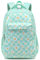 LEDAOU Schulrucksack Jungen Teenager Mädchen Schultaschen Kinder Rucksäcke Wasserdicht Leichtgewicht Schulranzen Groß für Schule Geschenke（Weiße Gänseblümchen Grün）