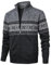 Herothorn Uomo Cardigan Felpa Cappotto Lana imbottito Tops con Cerniera Lavorato a Maglia Maglione Stand colletto con 2 Tasche Caldo Maniche Lunghe Calda Casual Cappotti Inverno Manica Lunga Invernale