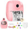 Appareil Photo Enfant Instantanée, 1080P Kidizoom Appareil Photo Numérique pour Enfant avec 32GB SD Carte & Papier d'impression, Anniversaire Noël Cadeau pour Filles Garçons 3-12 Ans