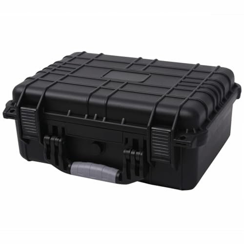 Kavolet Gefahrgutkoffer Universalkoffer Werkzeugkoffer Schutzkoffer Aktenkoffer Transportkoffer Gerätekoffer Kamerakoffer Staukasten mit Druckventil und Schaumstoffpolsterung 40.6x33x17.4 cm