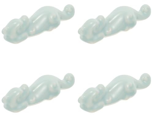 NUOBESTY 4pcs Ceramic Calligraphy Brush Pen Holder Brush Pen Rack Writing Stand Hold Ers for Calligraphy