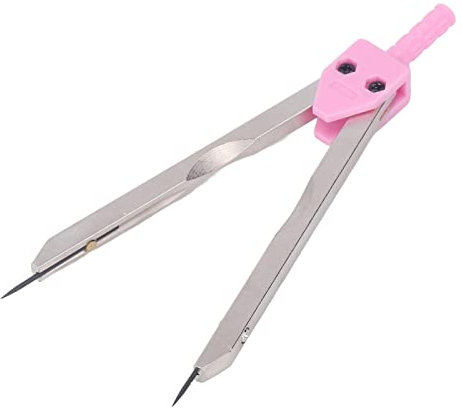 EKG-Messschieber, Edelstahl-Lineal, Zeichnungsteiler für Pflegefachkräfte (PINK)