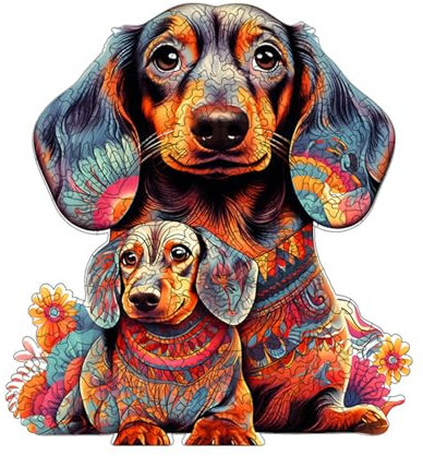 Wooden Puzzles Age 12+ for Adults, 200 Pieces Wooden Jigsaw Puzzles for Adults, Animal Shaped Unique Wooden Jigsaw Puzzles, Wooden Puzzles for Home Decoration