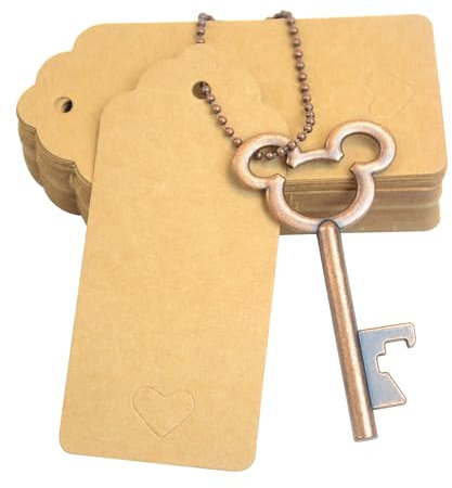 Portachiavi apribottiglie per matrimonio, bomboniera, 52 pezzi, scheletro vintage, set per feste in metallo, portachiavi per compleanno, piccolo biglietto retrò, accessorio per collana per ospiti