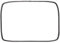 CHEFZOCO Junta Puerta Horno, Goma puerta de horno, Goma horno Universal, Medidas 430 mm ancho x 330 mm alto, Incluye 4 ganchos, Compatible con Fagor, Edesa, Aspes, Código CA7A005A3