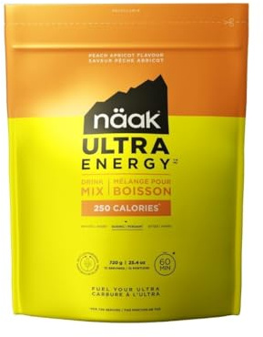 NAAK Ultra Energy Drink Mix Pfirsich/Aprikose Aromatisiert 720 g