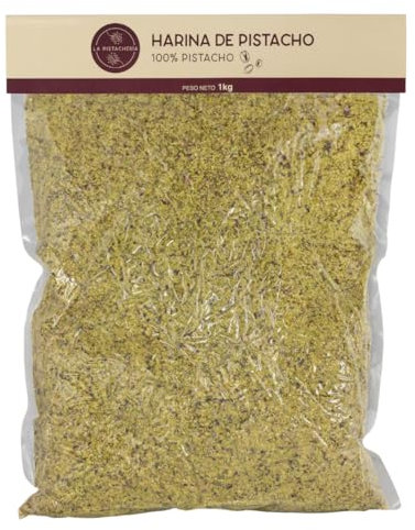 Harina De Pistacho Ibérico 100% Natural Sin Gluten Vegana Alta En Proteína Ideal Repostería Panadería Cocina Creativa Toppings Saludables Postres Gourmet Bajo En Carbohidratos (1 Kg)